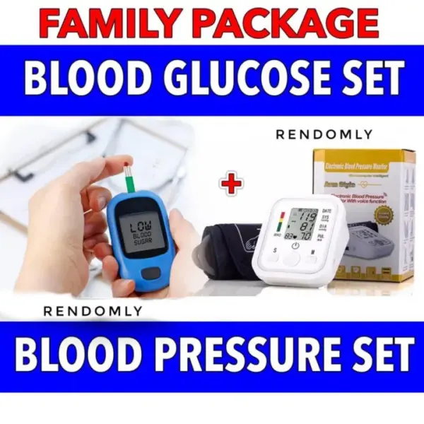 Blood pressure and glucose monitoring bundle
